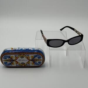 Brighton Vintage Two Tone Nexus Black Sunglasses With Case